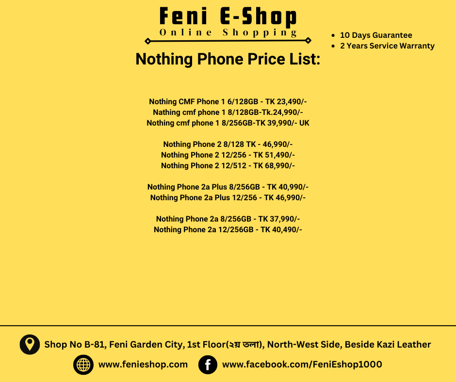 Nothing Phone Price List