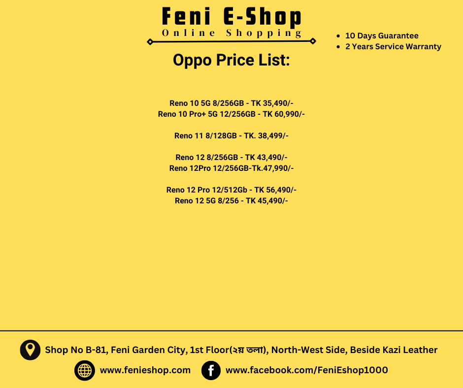 Oppo Price List